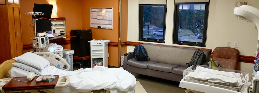 Our hospital's "delivery suite"